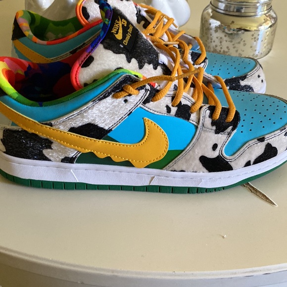 Chunky dunkys new with green, yellow and white laces - Picture 2 of 4